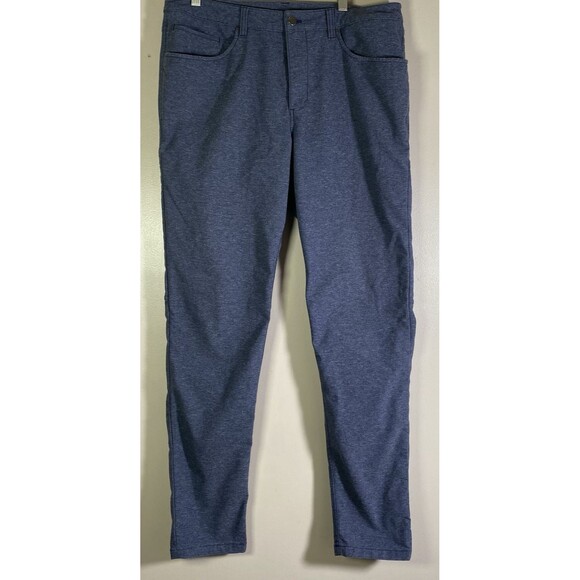 Lululemon ABC Tech Slim Fit Canvas Pants Mens 34x30 LM5983S Casual Workwear - Picture 1 of 15